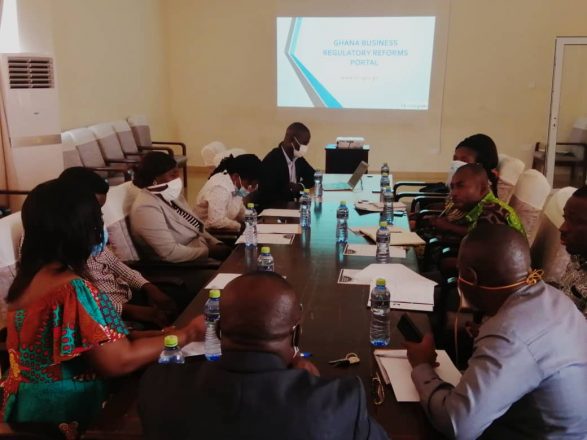 MOTI ENGAGES STAFF ON THE NEW GHANA BUSINESS REGULATORY REFORM (BRR) PLATFORM